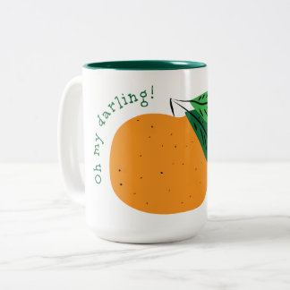 Oh my darling Clementine! Two-Tone Coffee Mug
