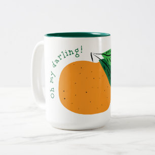 Oh my darling Clementine! Two-Tone Coffee Mug