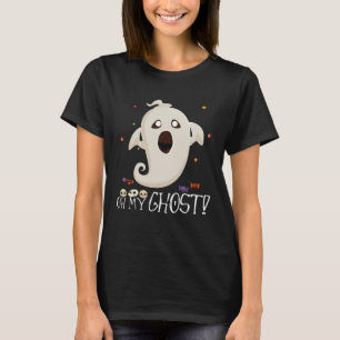 Oh My Ghost God  Halloween Surprised Ghost T-Shirt