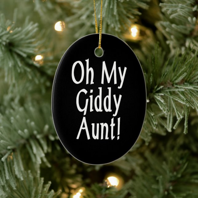 Oh My Giddy Aunt! Ceramic Tree Decoration (Tree)