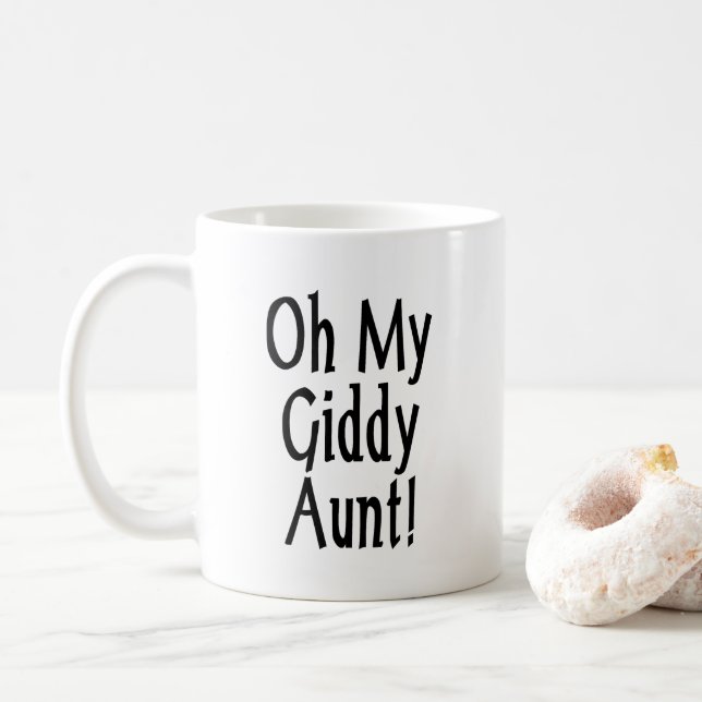 Oh My Giddy Aunt! Coffee Mug (With Donut)