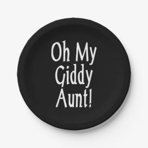 Oh My Giddy Aunt! Paper Plate