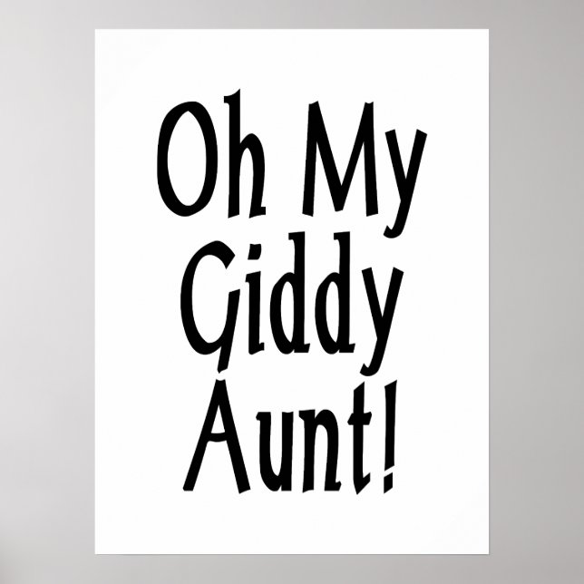 Oh My Giddy Aunt! Poster (Front)
