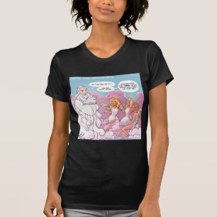 Oh My God (OMG) Angels Text Funny T-Shirt