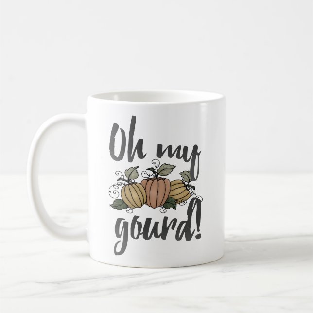 Oh My Gourd! Coffee Mug (Left)