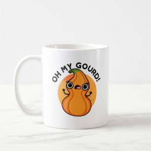 Oh My Gourd Funny Veggie Pun  Coffee Mug