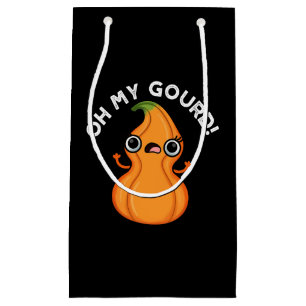 Oh My Gourd Funny Veggie Pun Small Gift Bag