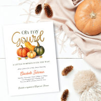 Oh My Gourd Little Pumpkin Baby Shower