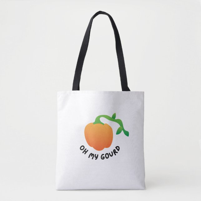 Oh my Gourd Tote Bag (Front)