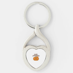 Oh My Gourdness! – Surprised Pumpkin Kawaii Art Cl Key Ring