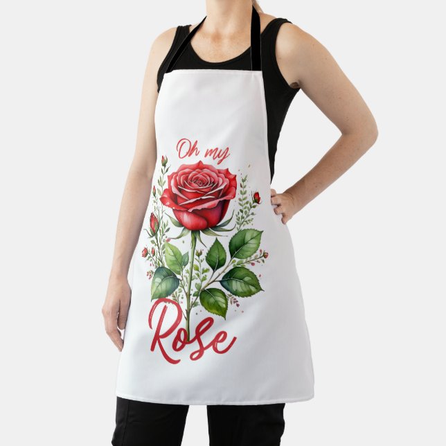 Oh my Rose Apron (Insitu)