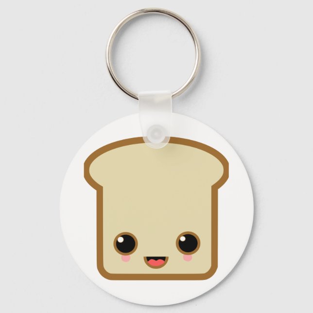 oh my toast! key ring (Front)