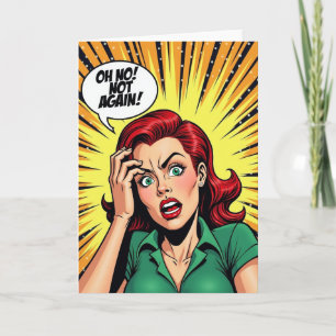 Oh No Birthday Card