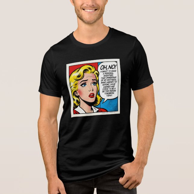 Oh No Female - Unisex Tri-Blend Shirt (Front)