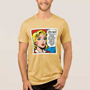 Oh No Female Unisex - Tri-Blend Shirt