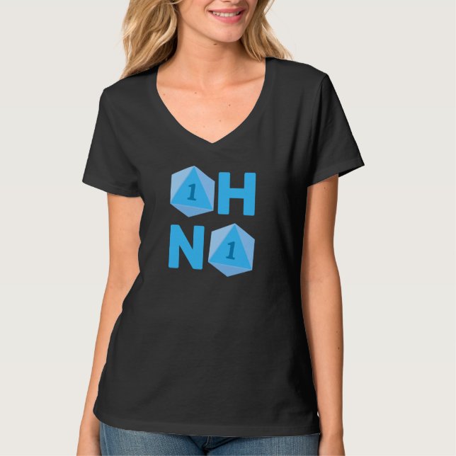 Oh No Funny D20 Women's T-Shirt (Front)