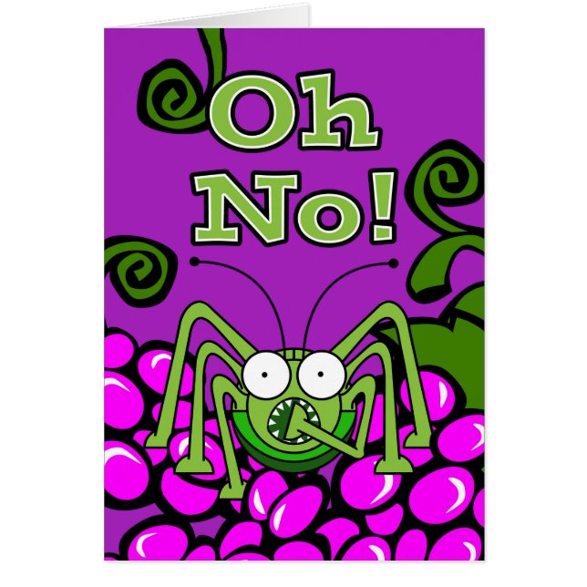 Oh No! It's St. Urho's Day Again, Grasshopper Gasp (Front)