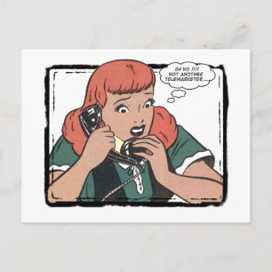 Oh No! Not Another Telemarketer Postcard
