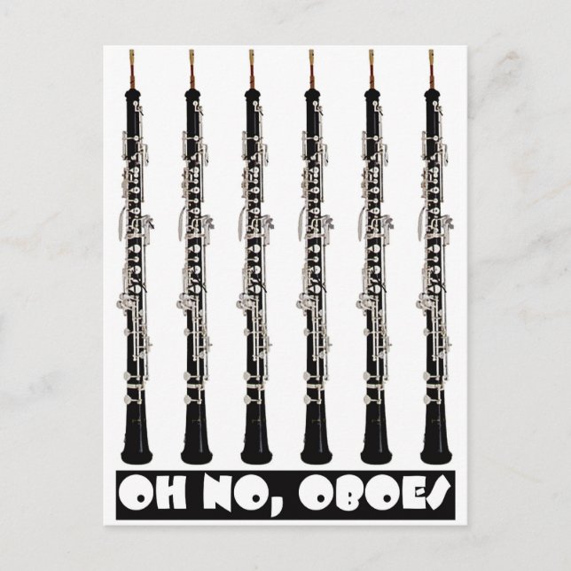 oh no oboes postcard (Front)