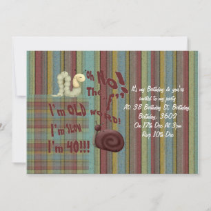 Oh No The "F" Word Invitation