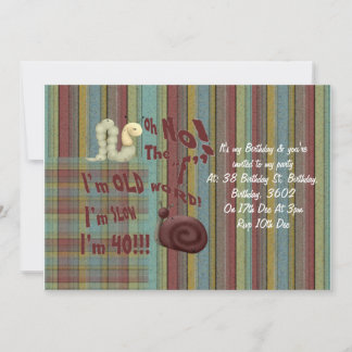 Oh No The "F" Word Invitation