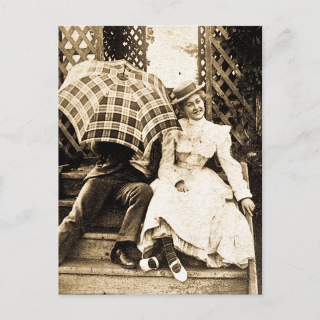 Oh No You Don't! (Sepia) Postcard (Front)