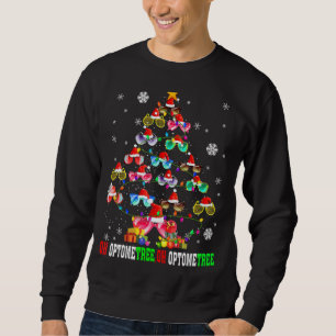 Oh Optometree Xmas Tree Lights Santa Sunglasses Op Sweatshirt