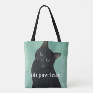 oh paw-lease tote bag