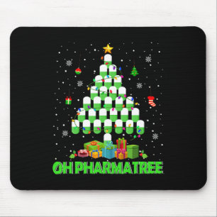 Oh Pharmatree Christmas Tree Pharmacy Medication P Mouse Mat