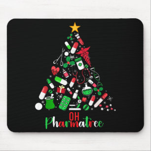Oh Pharmatree Pharmacy Christmas Pharmacist Tech M Mouse Mat