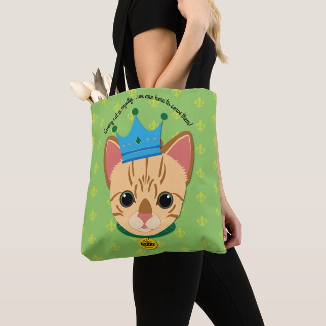 Oh Prince Harry Kitten! Tote bag (Close Up)