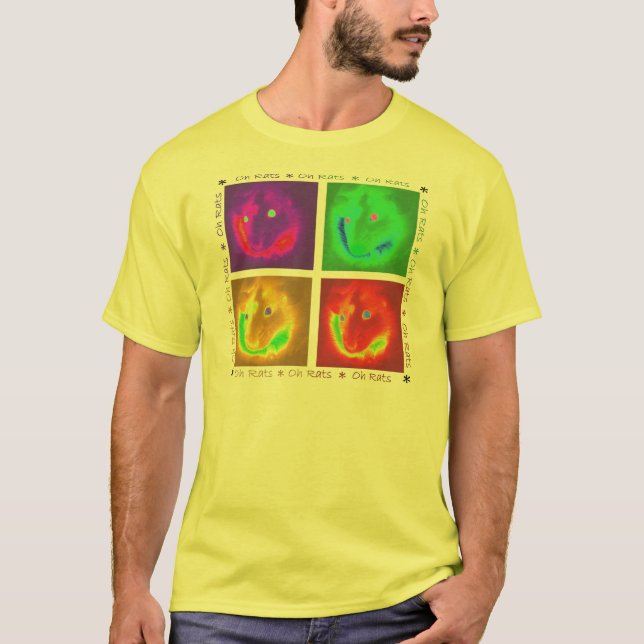 Oh Rats Retro T-Shirt (Front)