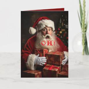 OH! SANTA'S LIST GRANDSON CHRISTMAS CARD