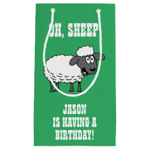Oh Sheep Someone Having A Birthday Small Gift Bag