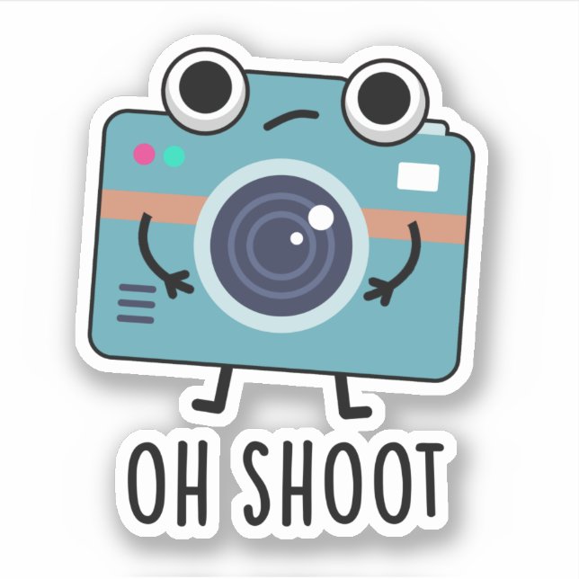 Oh Shoot Funny Photographer Camera Pun  (Front)
