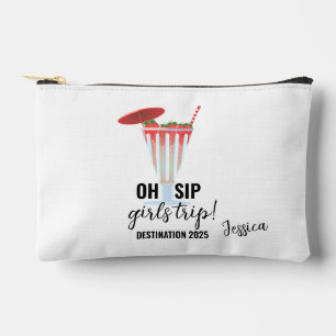 Oh Sip Girls Trip, Girls Trip Bag, Personalised Be Accessory Pouch