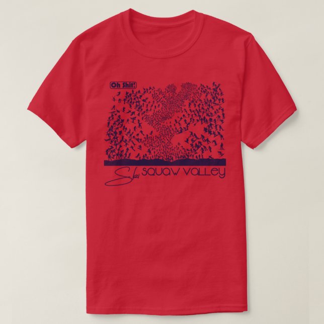 Oh Ski Squaw Valley T-Shirt (Design Front)