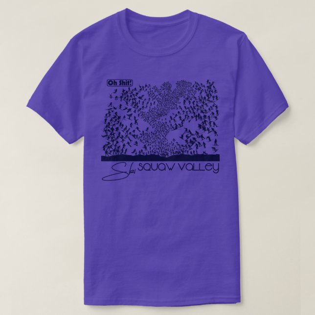 Oh Ski Squaw Valley T-Shirt (Design Front)