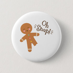 Oh Snap 6 Cm Round Badge