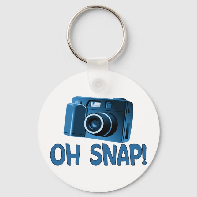 Oh Snap Camera Key Ring (Front)