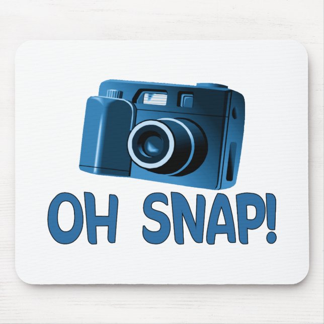 Oh Snap Camera Mouse Mat (Front)