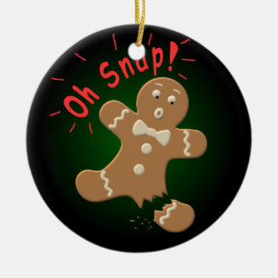 Oh Snap Ceramic Tree Decoration