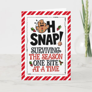 Oh Snap! Christmas Gingerbread Man Card