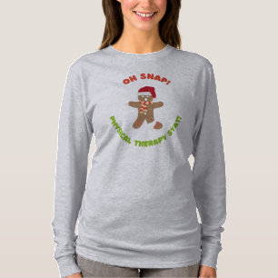 Oh Snap!  Christmas Physical Therapy T-Shirt