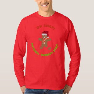 Oh Snap!  Christmas Physical Therapy T-Shirt
