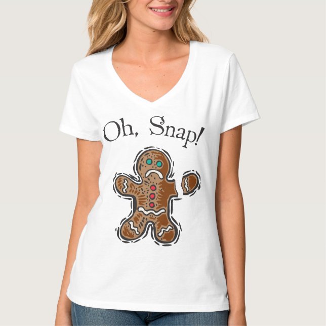 Oh, Snap Cookie T-Shirt (Front)