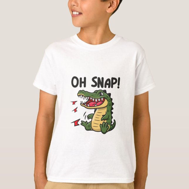 oh snap crocodile T-Shirt (Front)
