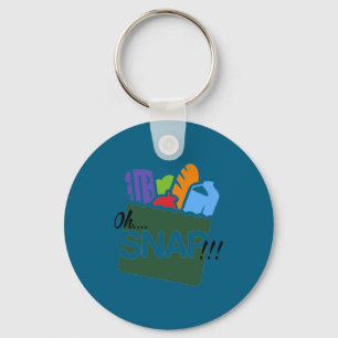 Oh Snap Ebt Benefits Food Stamps Hood Funny  Key Ring