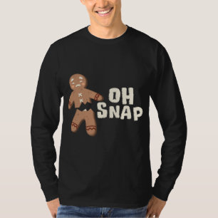 Oh Snap! Funny Broken Gingerbread Man - Christmas T-Shirt