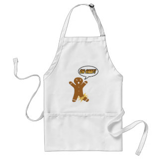 Oh Snap! Funny Christmas Gingerbread Man Standard Apron